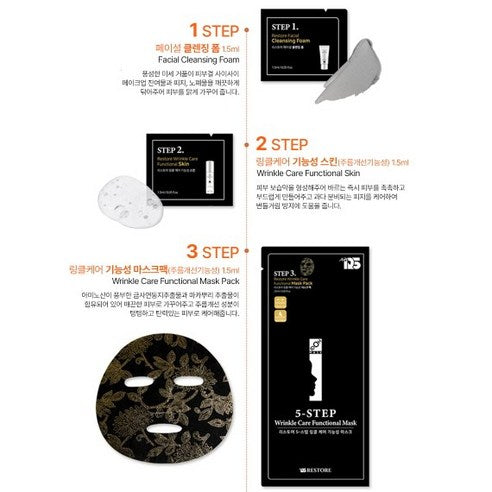 RESTORE 5步抗皺功效面膜