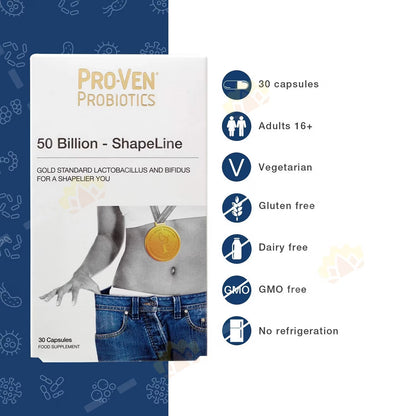 ProVen ShapeLine 纖體 瘦身 500億 益生菌膠囊  30粒