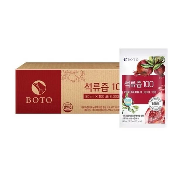 Boto 濃縮紅石榴汁 80ml x 100包