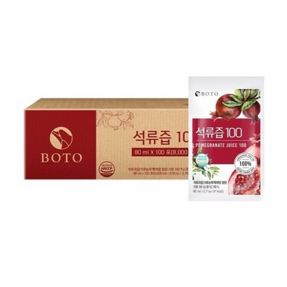 Boto 濃縮紅石榴汁 80ml x 100包
