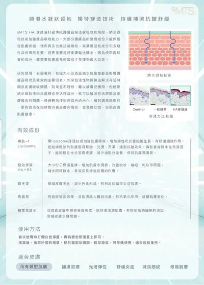 韓國sMTS HA透明質酸穿透液