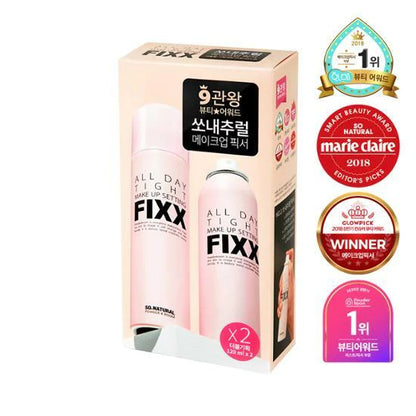 So Natural Fixx 長效保濕控油定妝噴霧 120ml+120ml
